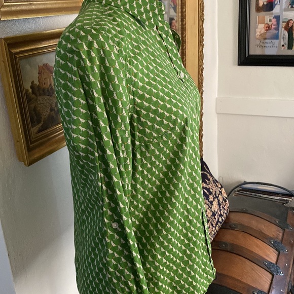 NEW Vintage Talbot’s Darling Dog Pattern Shirt Sz 8 - Picture 5 of 9